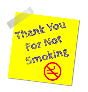 Obrigado por não fumar